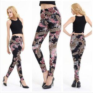Sock Nobility "Dark Bloom" leggings